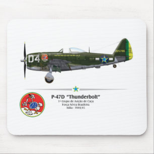 P-47D Thunderbolt - Sit a Pua - FAB Mouse Pad