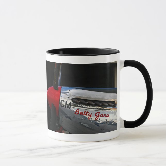 P-51 Betty Jane Coffee Mug (Right)