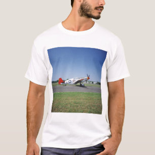P-51 C Tuskegee Red Tail airplane at the CAF Air T-Shirt