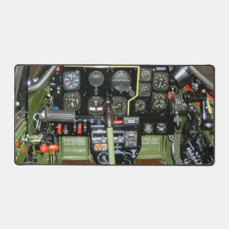 P-51 COCKPIT, TUSKEGEE AIRMEN (RED TAILS) DESK MAT