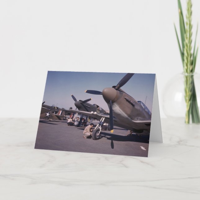 P-51 Mustang, 1942 Card (Front)