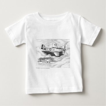 P-51 Mustang Baby T-Shirt P-51 Mustang Baby T-Shirt