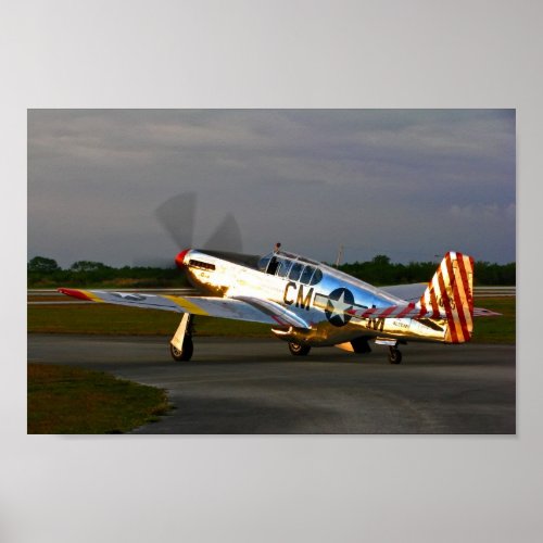 P_51 Mustang Betty Jane Poster