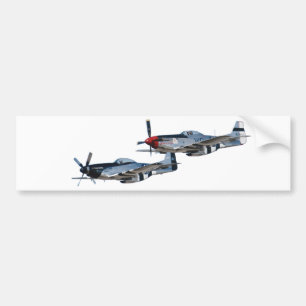 P-51 Mustang Bumper Sticker