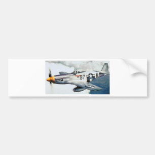 P-51 MUSTANG BUMPER STICKER