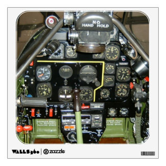 P-51 MUSTANG COCKPIT WALL STICKER