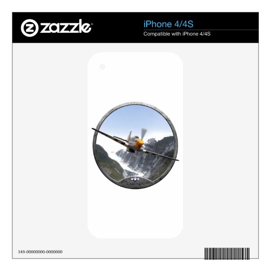 P-51 Mustang Decal For The iPhone 4S (Product)
