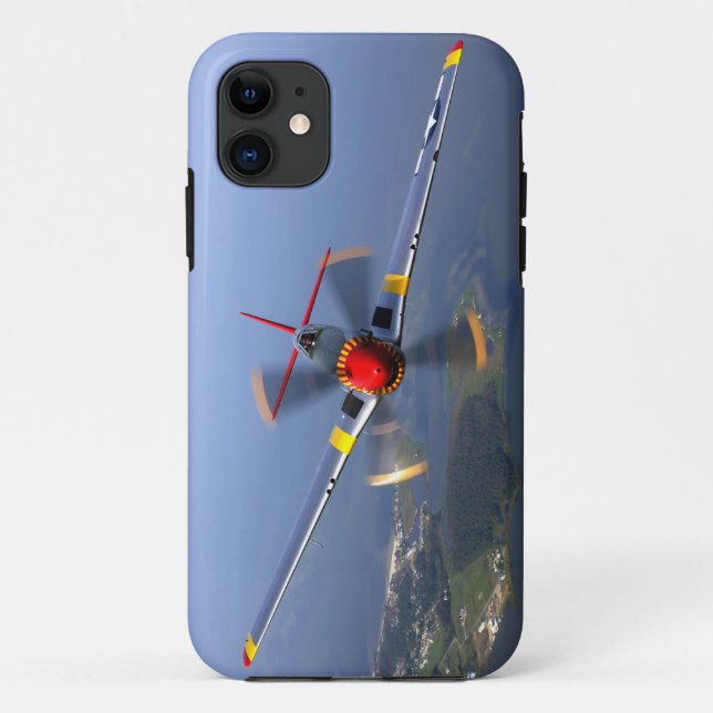 P-51 Mustang Fighter Aircraft Case-Mate iPhone Case (Back)
