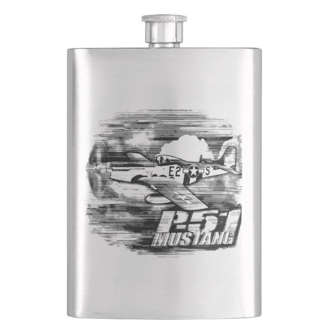 P-51 Mustang Flask (Front)