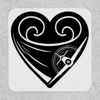 P-51 Mustang Heart Vintage Patch