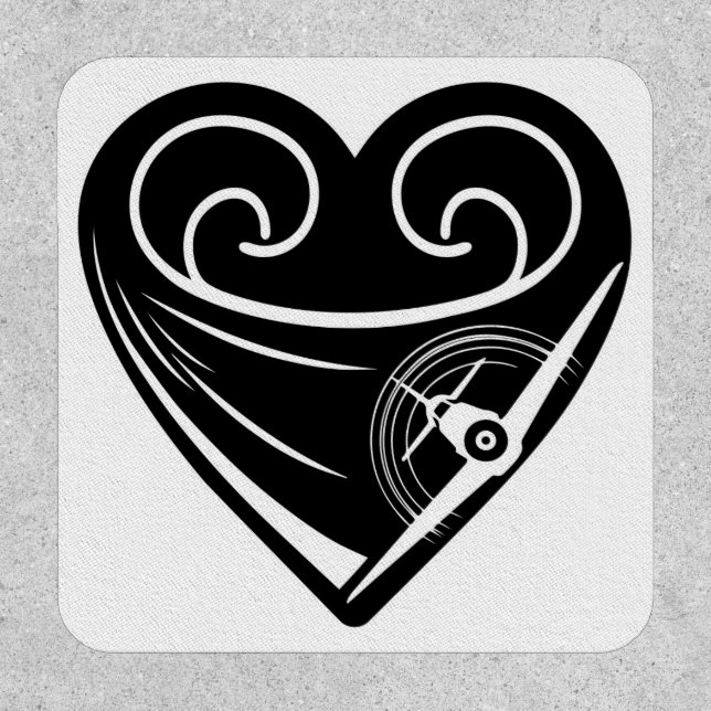 P-51 Mustang Heart Vintage Patch (Front)