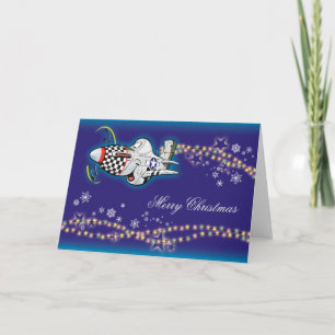 P-51 mustang holiday card
