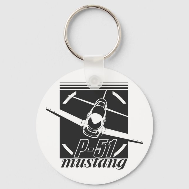 P-51 mustang keychain (Front)