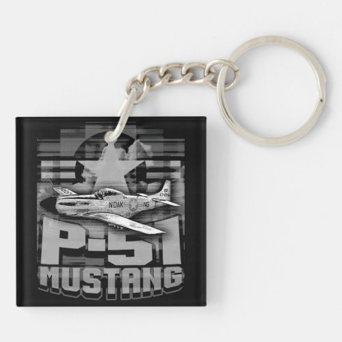 P_51 Mustang Keychain