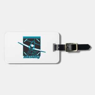 P-51 mustang luggage tag