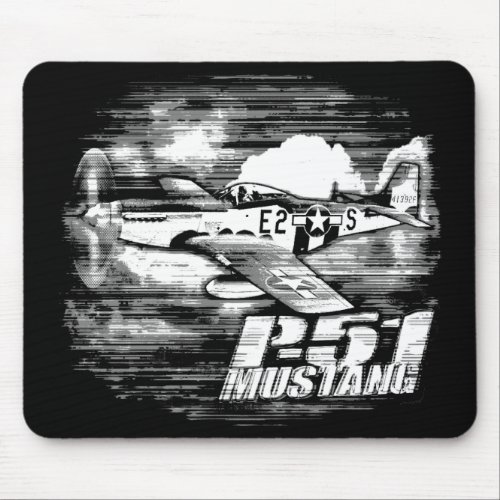 P_51 Mustang Mouse Pad