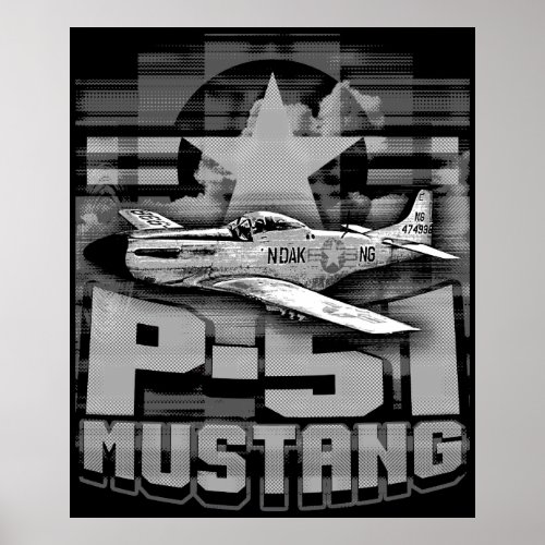 P_51 Mustang Poster