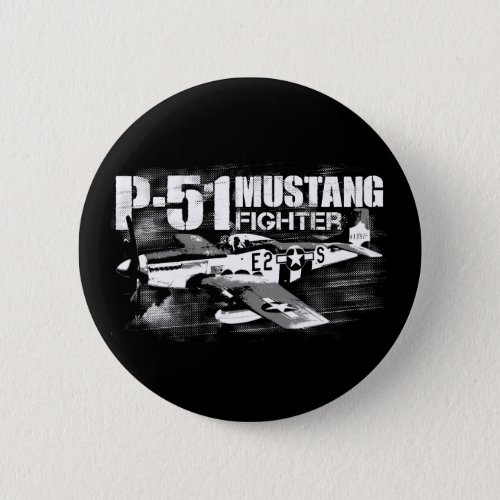 P_51 Mustang Round Button