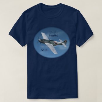 P-51 Mustang T-shirt by tempera70 at Zazzle