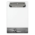 P-51 Mustang takeoff in storm Mini Clipboard