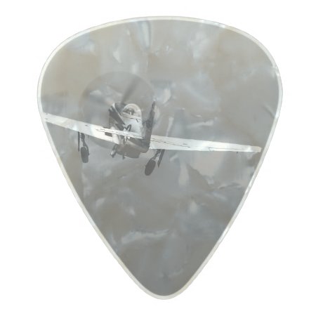 P-51 Mustang Takeoff In Storm Pearl Celluloid Guitar Pick