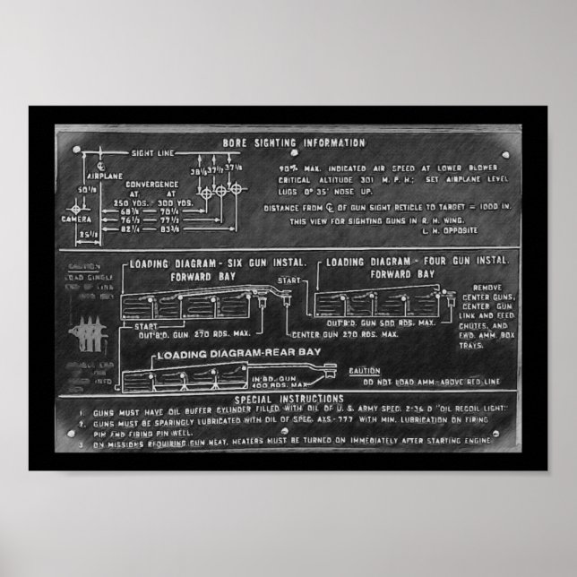 P-51D Mustang Gun Loading Poster (Front)