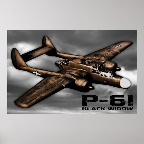 P_61 Black Widow Poster