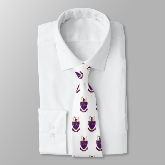 P.A.D. Crest Neck Tie (Tied)