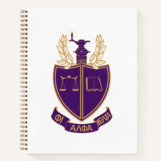 P.A.D. Crest Notebook (Front)