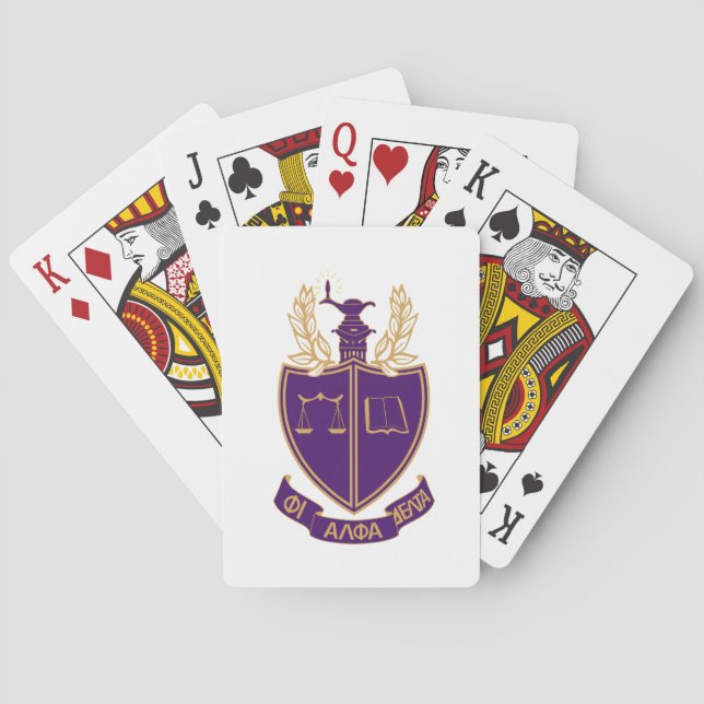 P.A.D. Crest Poker Cards (Back)