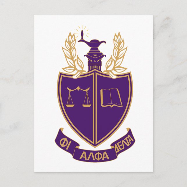 P.A.D. Crest Postcard (Front)