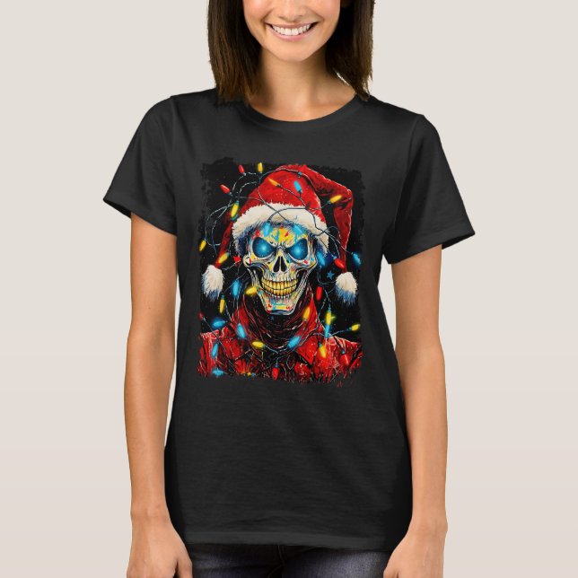P Art Halloween Design Strawman Ecrow Christmas Ho T-Shirt (Front)