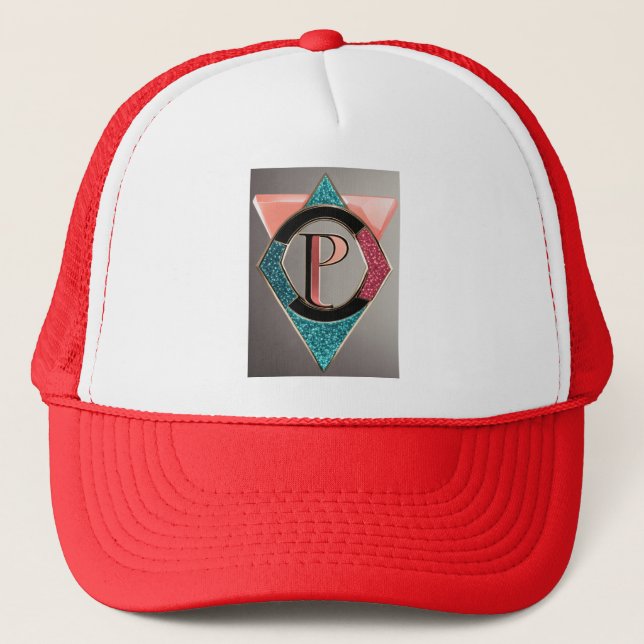 P Burfi Logo Trucker Hat (Front)