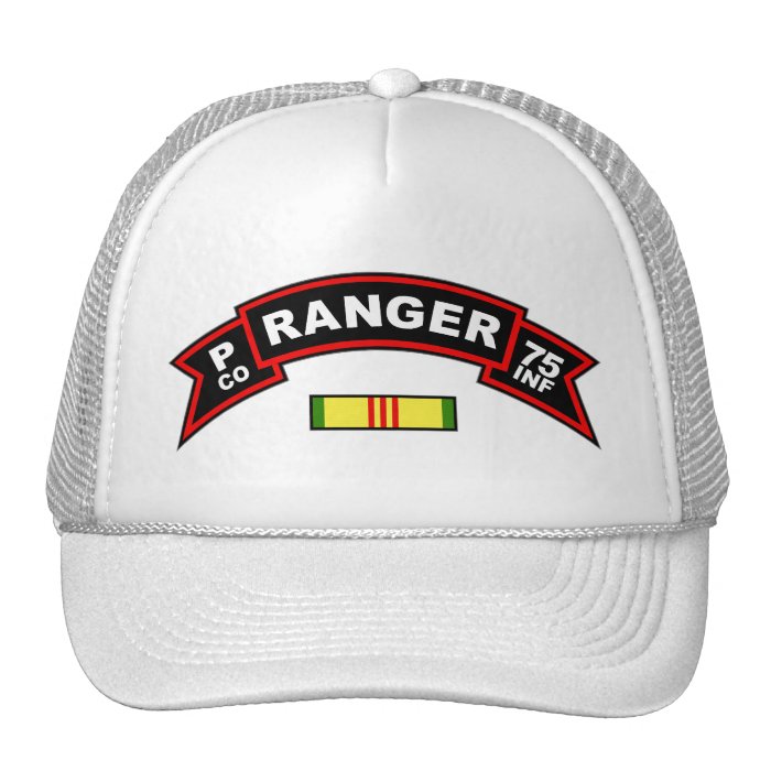 P Co, 75th Infantry Regiment   Rangers Vietnam Hat