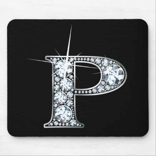 P Diamond Bling Mousepad