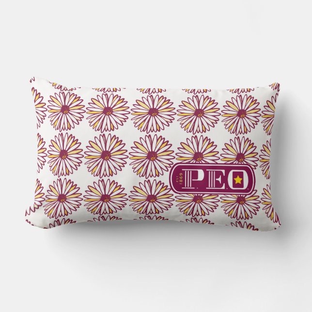 P.E.O. LUMBAR PILLOW (Front)