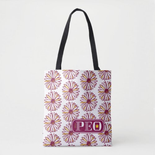 PEO Marguerite Daisy all_over print Tote Bag