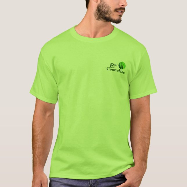 P&E Pest Lime Shirts (Front)