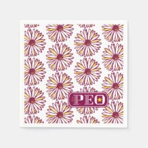 P.EO. Cocktail napkins