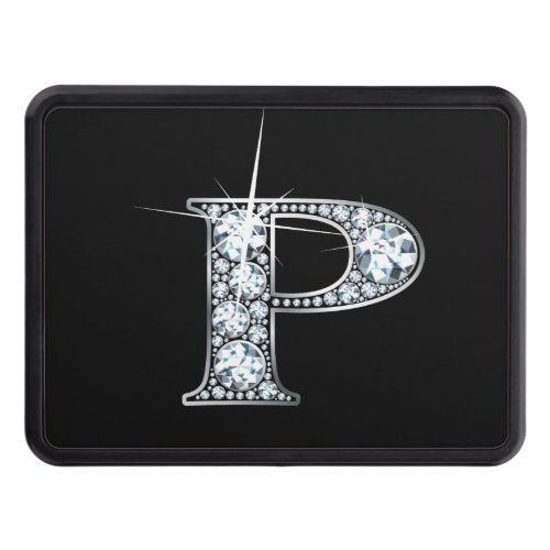 P Faux_Diamond Bling Tow Hitch Cover