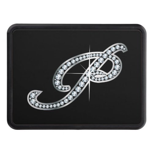 P Faux_Diamond Bling Tow Hitch Cover