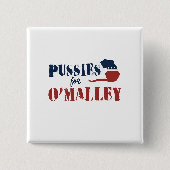 P for O'Malley Button (Front)