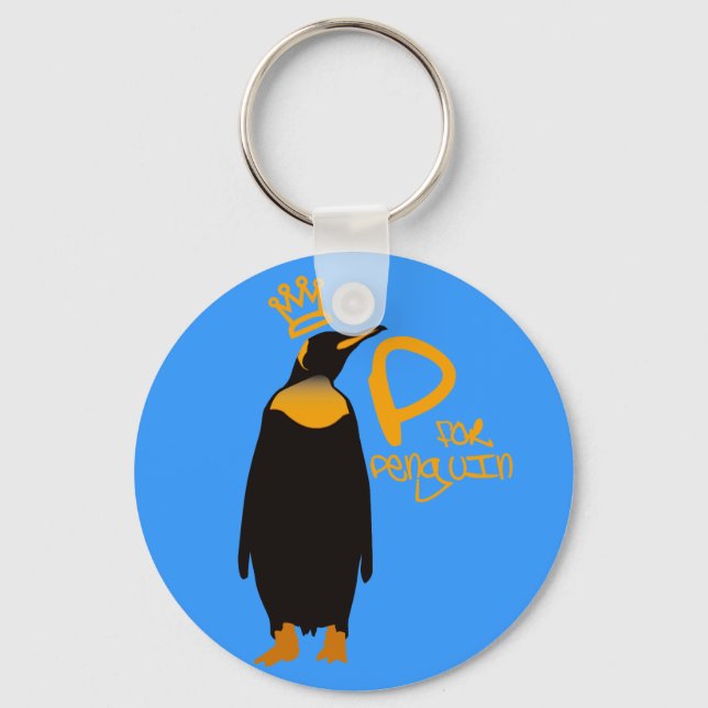 P for Penguin Keychain (Front)