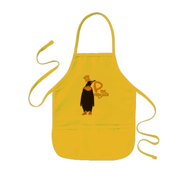 P for Penguin Kids' Apron (Front)