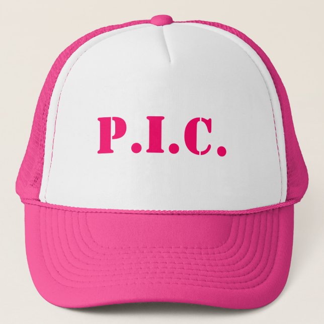 P.I.C. TRUCKER HAT (Front)