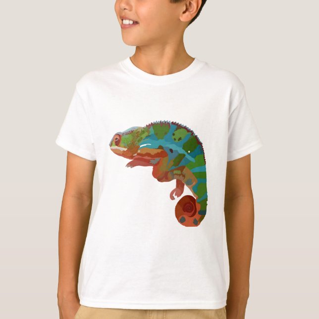 P is for Panther Chameleon T-Shirt (Front)