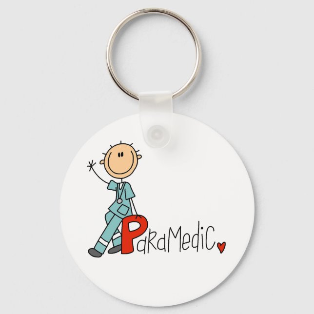 P is for Paramedic Keychain (Front)
