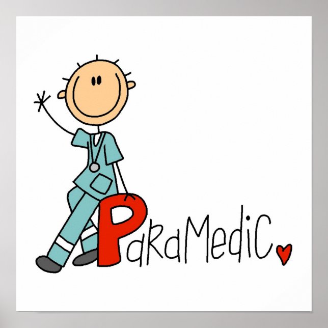 P is for Paramedic Poster (Front)