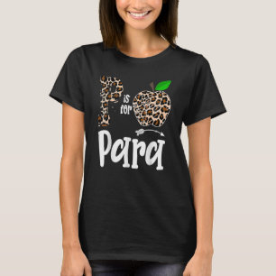 P Is For Paraprofessional Para Apple T-Shirt