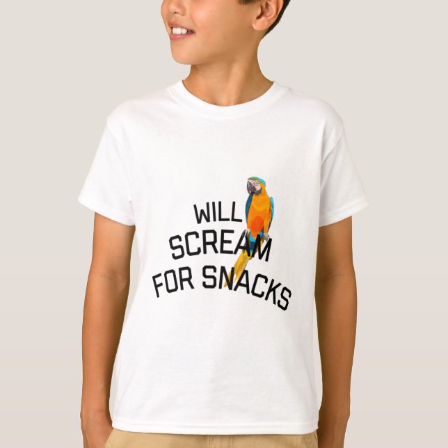 P is for Parrot T-Shirt (Front)